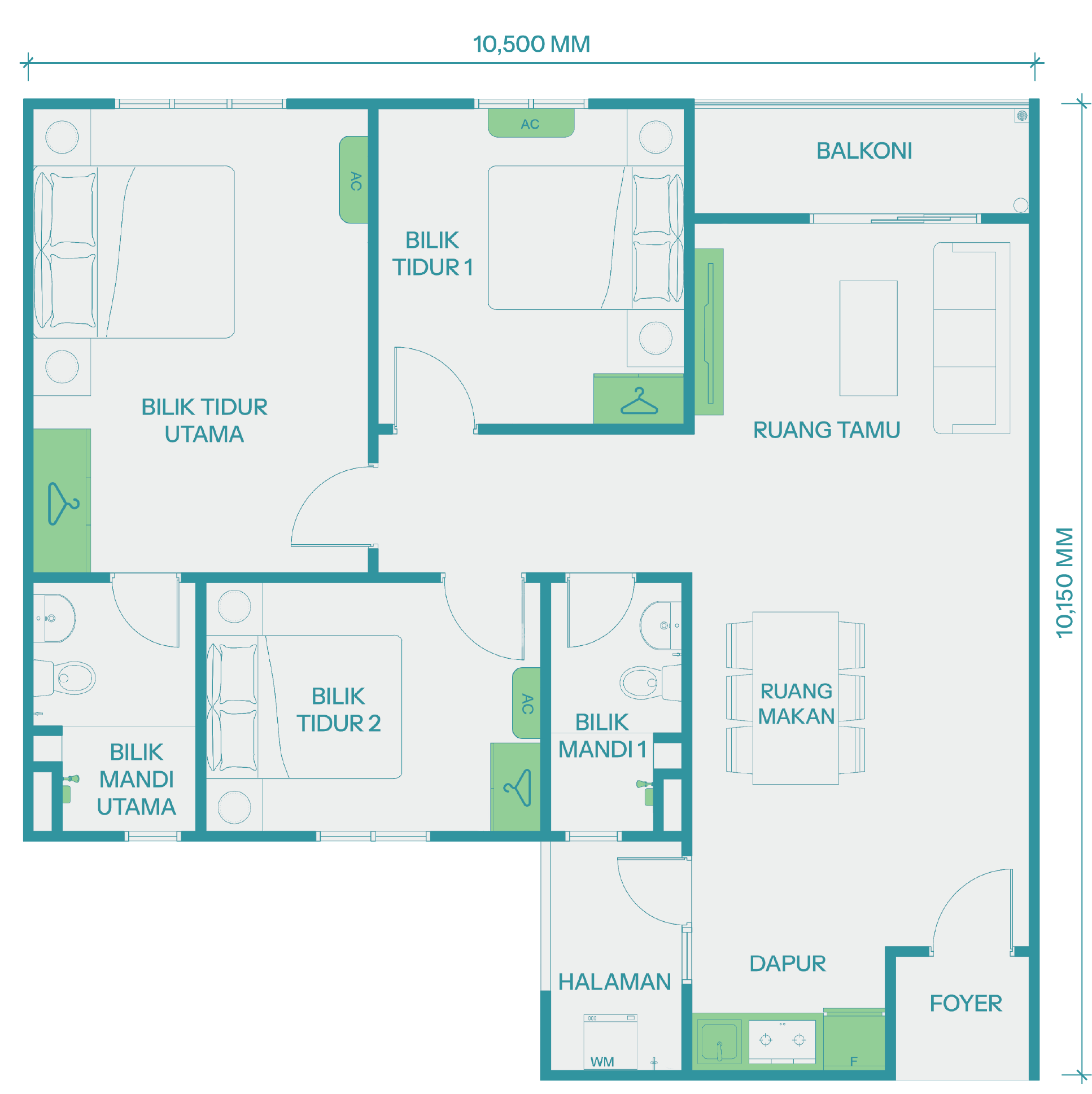 Floor Plan Unit A