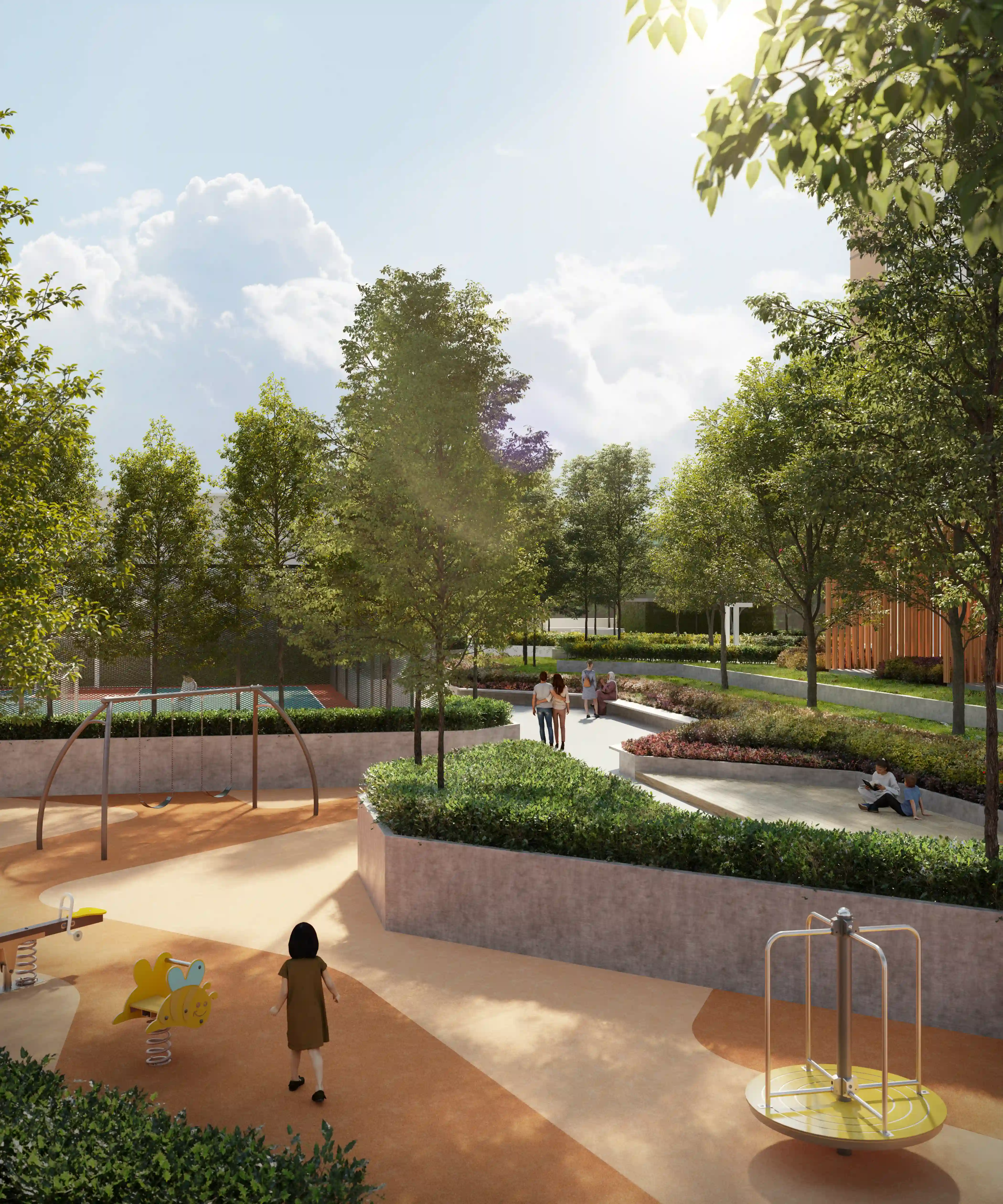 Podium landscape
