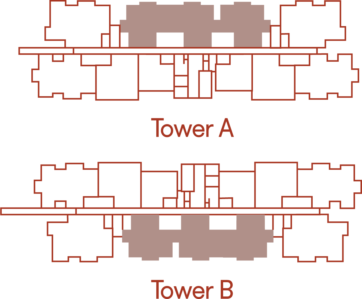 Type C location within the tower