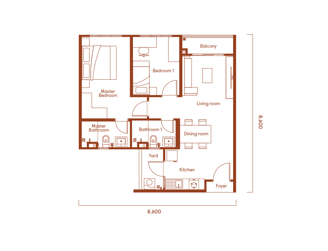 Type A floor plan