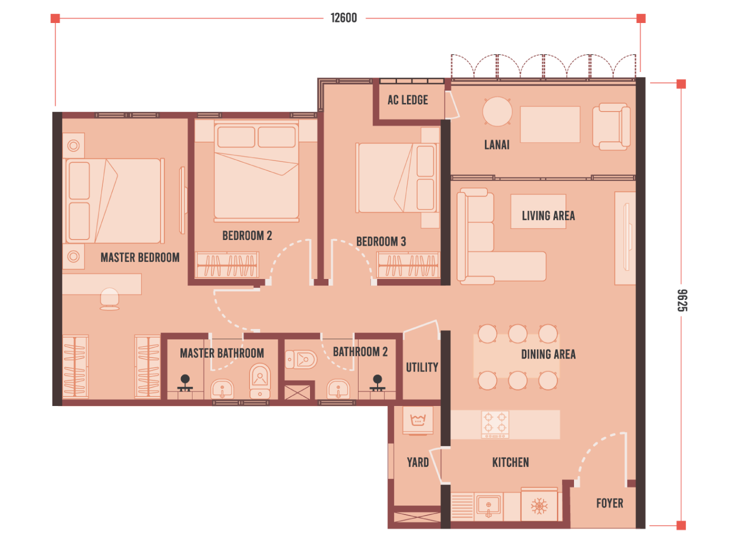 A floor plan TYPE A