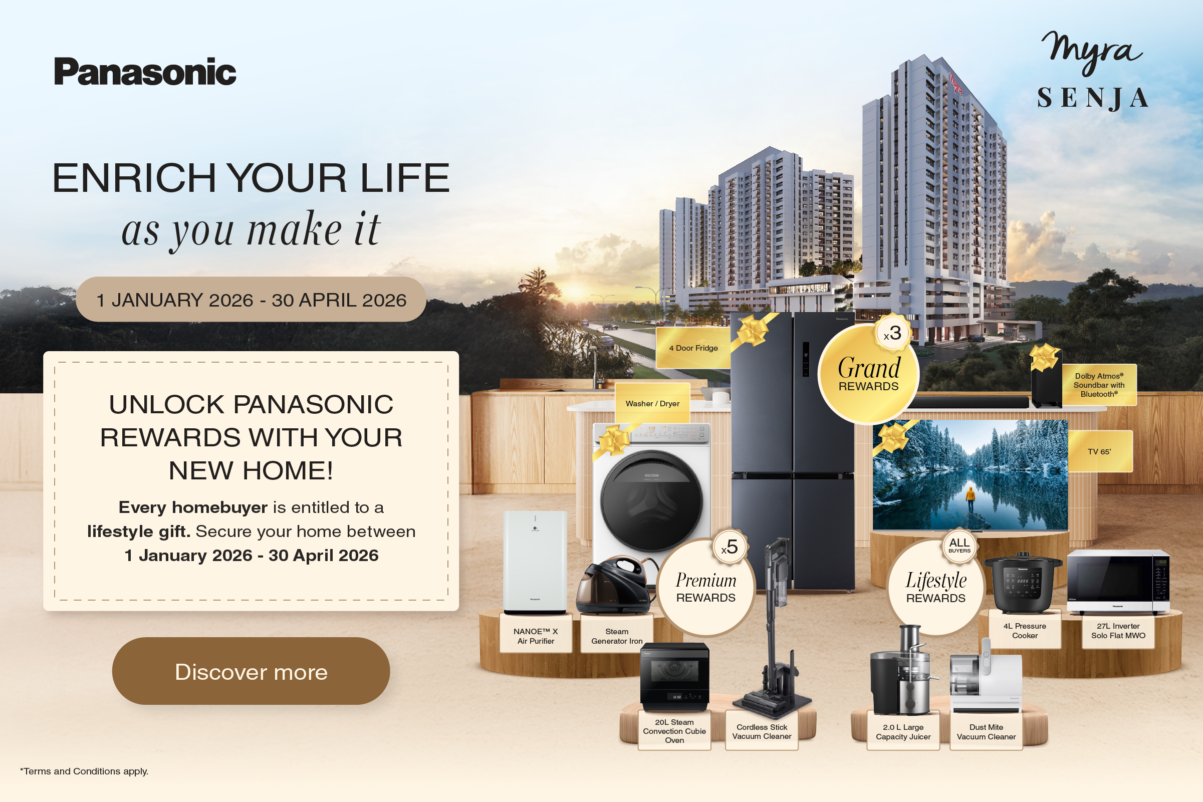 Myra Senja Panasonic campaign rewards