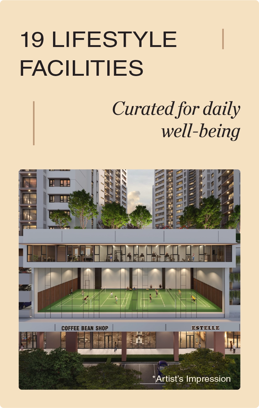 19 Lifestyle Facilities