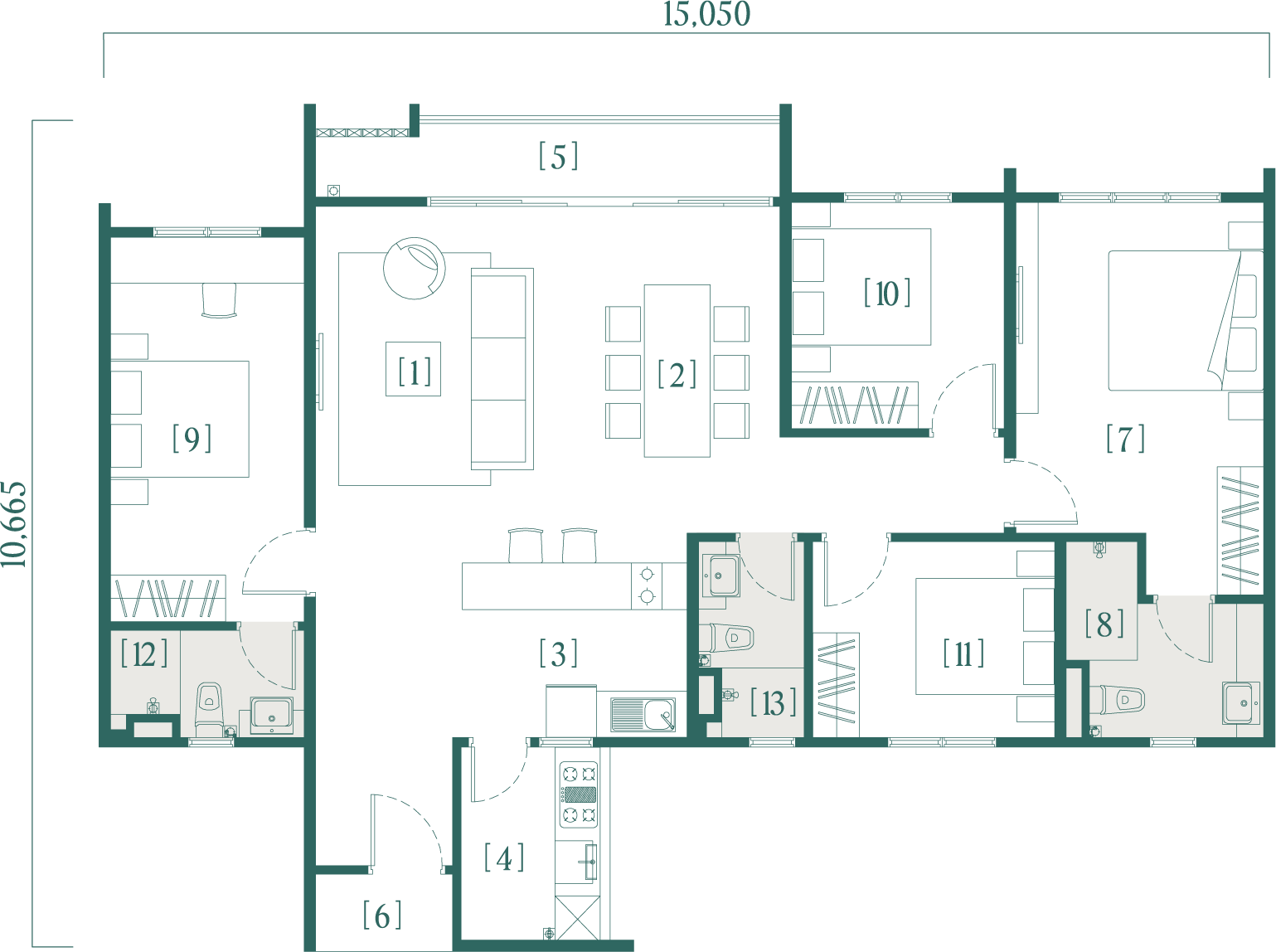 Type B Floor Plan