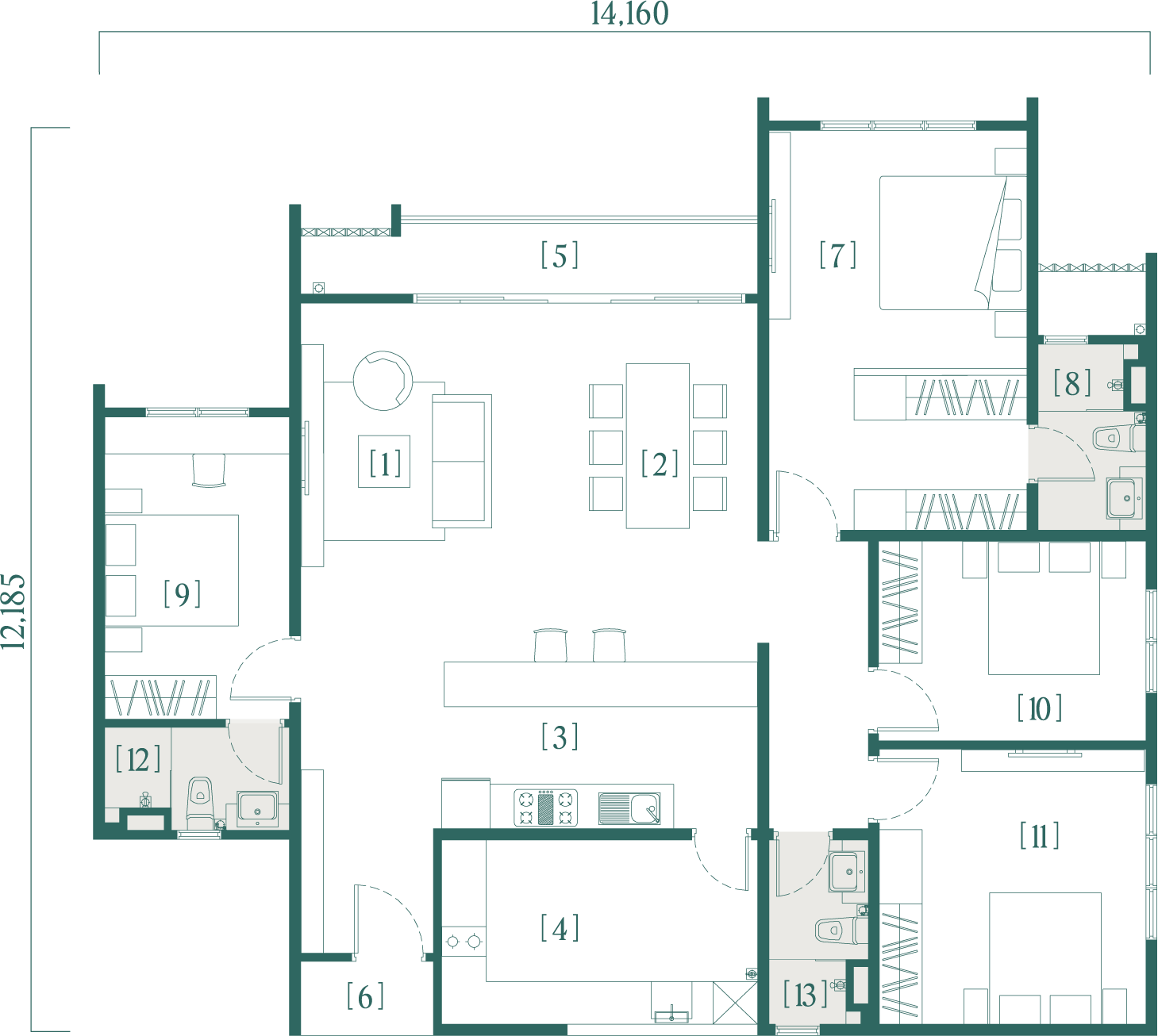 Type C Floor Plan