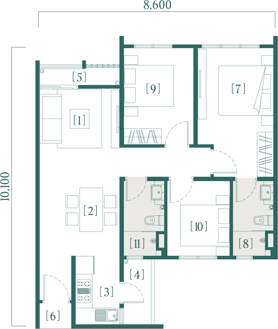 Type D Floor Plan