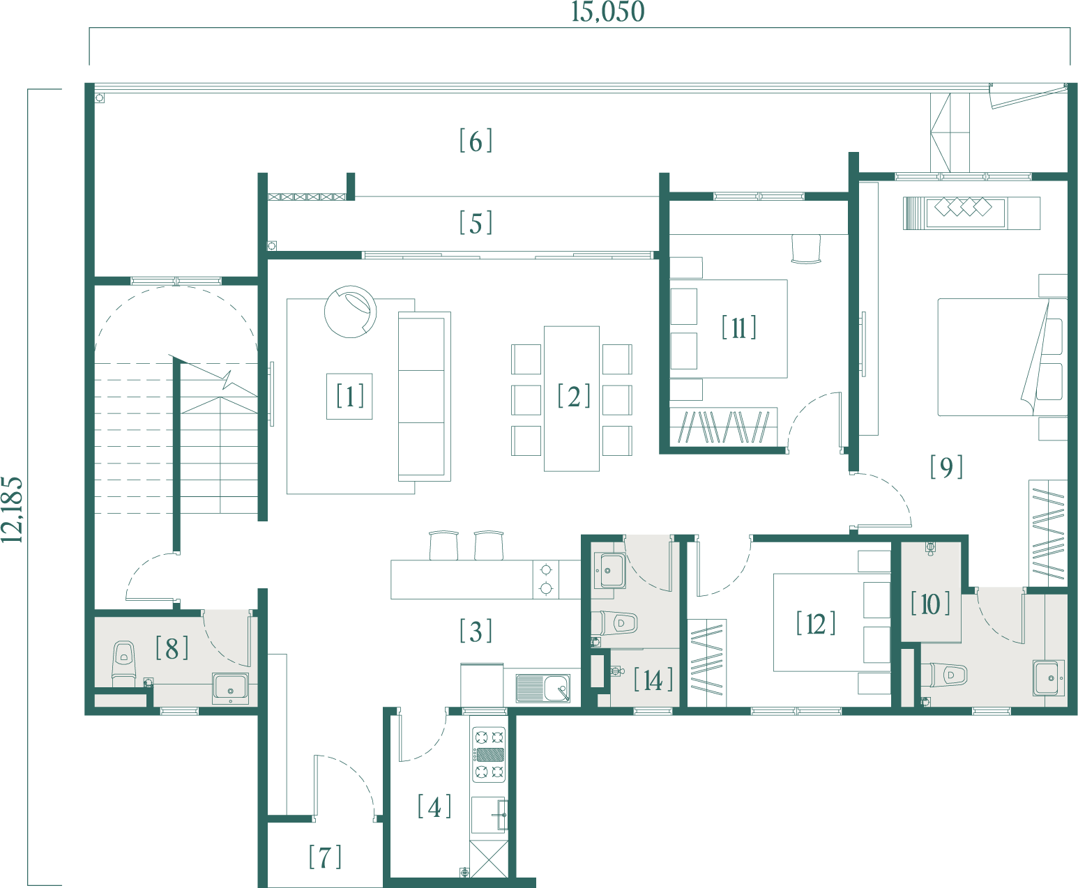 Type B2 Lower Floor