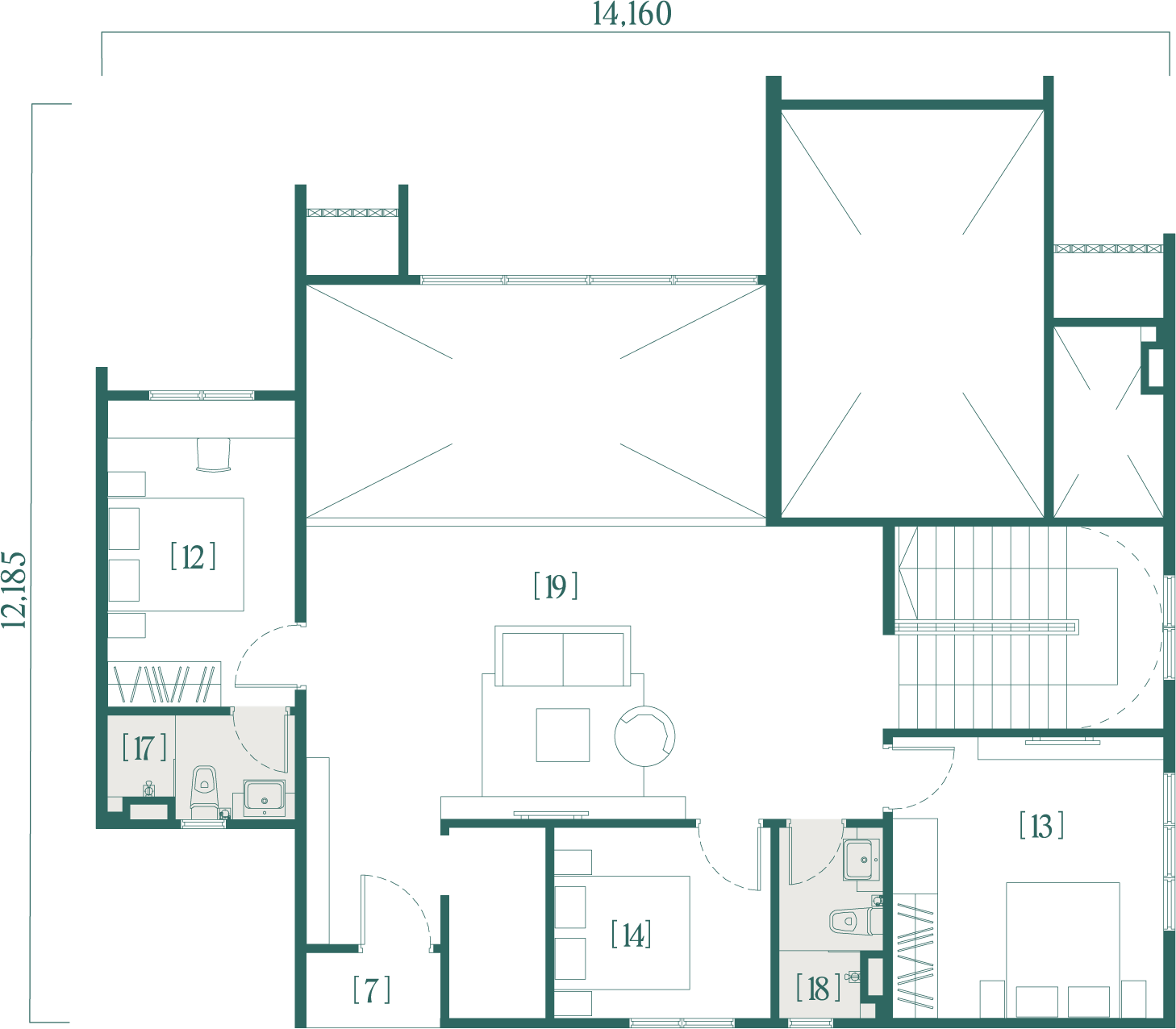 Type C2 Upper Floor