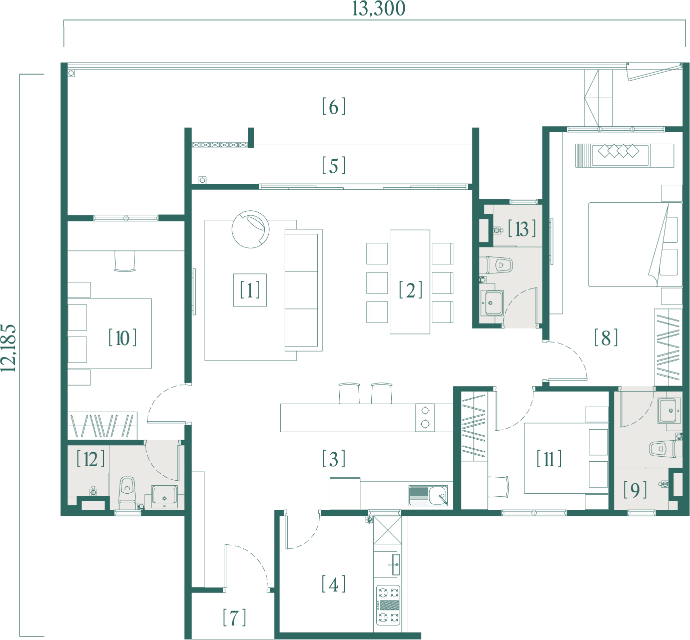 Type A1 Floor Plan