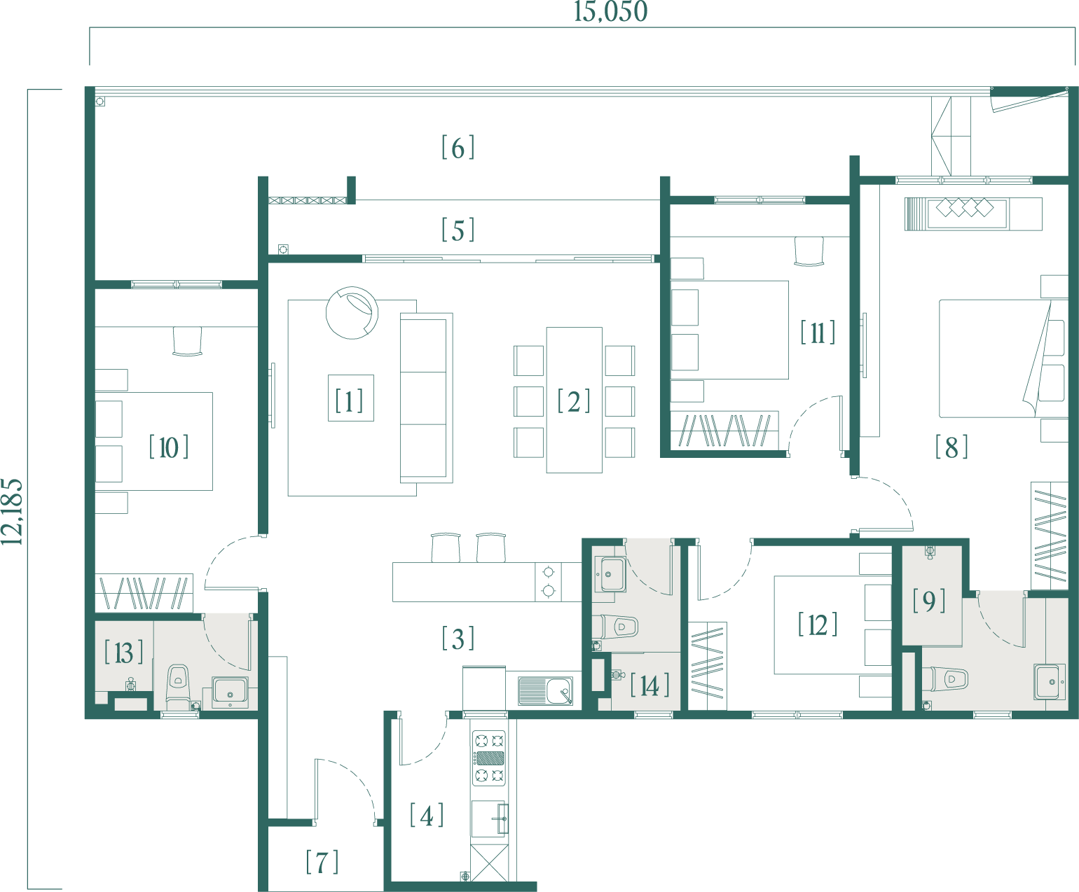 Type B1 Floor Plan